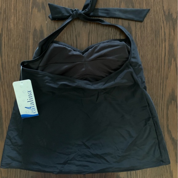 Women’s Bathing suit top black size1X (16W) - Picture 3 of 3